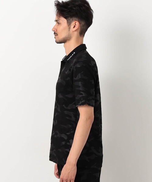 NICOLE CLUB FOR MEN(ニコルクラブフォーメン)の「【NICOLE SPORTS】エンボス柄スキッパーポロシャツ(ポロシャツ・メンズ・ブラック/ホワイト/その他2/その他3・L/M/XXL/XL)」の10枚目の写真