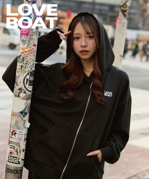 LOVE BOAT（ラブ・ボート）の「LOVEBOAT セットアップ（セットアップ・レディース・ブラック/杢グレー/ブラウン・L/M/S）」の5枚目の写真
