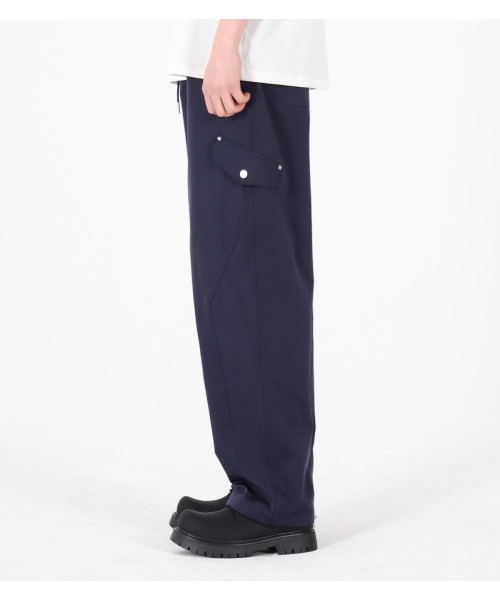 BUTTON SEOUL(ボタンソウル)の「バンディングストリングコットンパンツ(ダークネイビー)(その他パンツ・メンズ・その他・M/L/XL)」の4枚目の写真