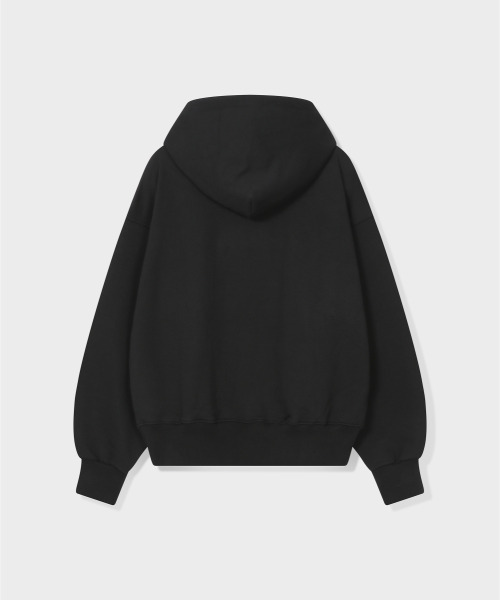 GRUNDEN（グルンデン）の「DOT LOGO APPLIQUE HOODIE (BLACK)（パーカー・レディース・その他・OS）」の2枚目の写真