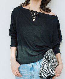 RIVE DROITE | 予約【大人の肌見せに】シアードルマンカットソー(Tシャツ/カットソー)