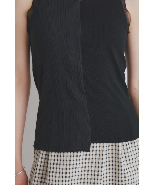 Muel Chic(ミュエルシック)の「Ease tank top イーズタンクトップ(タンクトップ・レディース・ブラック/スカイブルー/ピンク/ホワイト・FREE)」の19枚目の写真