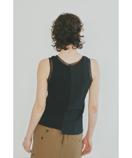Muel Chic(ミュエルシック)の「Ease tank top イーズタンクトップ(タンクトップ・レディース・ブラック/スカイブルー/ピンク/ホワイト・FREE)」の22枚目の写真