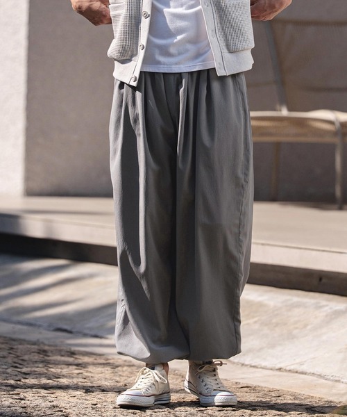 CAMBIO(カンビオ)の「mp14935- サルエルドレープイージーパンツ(HLCM0239)(その他パンツ・メンズ・チャコール/グリーン/グレー・S/M/L)」の1枚目の写真
