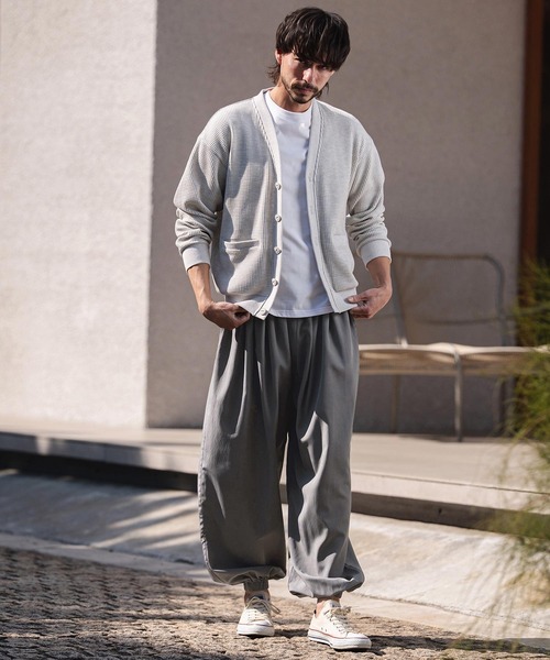 CAMBIO(カンビオ)の「mp14935- サルエルドレープイージーパンツ(HLCM0239)(その他パンツ・メンズ・チャコール/グリーン/グレー・S/M/L)」の19枚目の写真