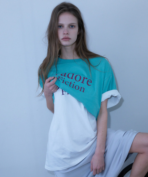 LARTIGENT（ラーティゼン）の「L23 FICTION OVERFIT T-SHIRT(MINT)（Tシャツ/カットソー・レディース・その他・FREE）」の2枚目の写真