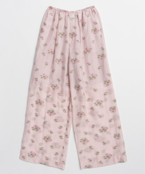 PRANK PROJECT(プランクプロジェクト)の「【Pre-Order】フラワージャガードラウンジパンツ / Flower Jacquard Lounge Pants(その他パンツ・レディース・ピンク/チャコールグレー・36/38)」の15枚目の写真