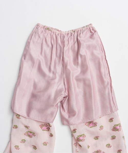 PRANK PROJECT(プランクプロジェクト)の「【Pre-Order】フラワージャガードラウンジパンツ / Flower Jacquard Lounge Pants(その他パンツ・レディース・ピンク/チャコールグレー・36/38)」の20枚目の写真