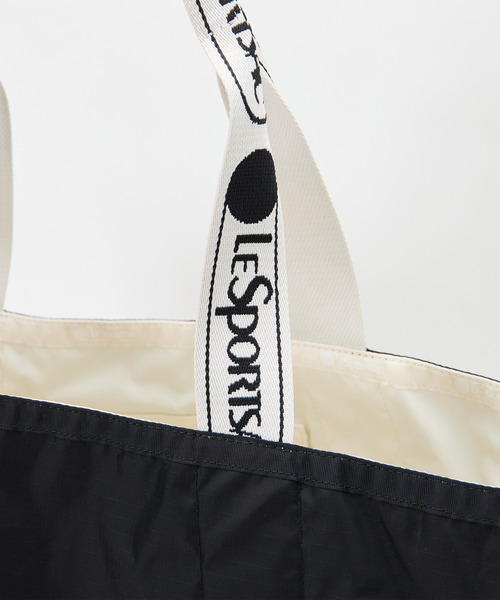 martinique(マルティニーク)の「《別注》【LeSportsac/レスポートサック】1043 E/W REVERSIBLE PKT TOTE(Solid)(トートバッグ・レディース・ブラック・FREE)」の5枚目の写真