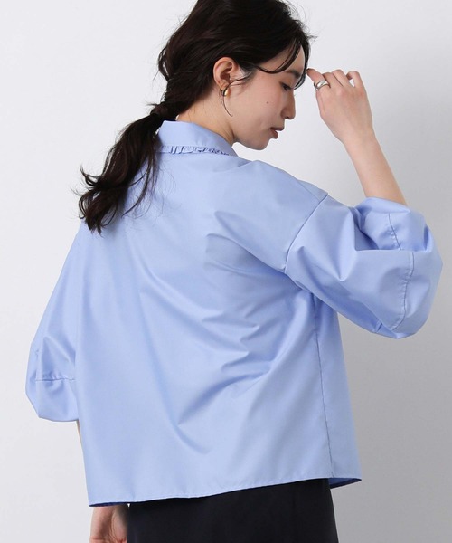 margaux（マルゴー）の「フリル襟バルーンスリーブブラウス（シャツ/ブラウス・レディース・オフホワイト/サックスブルー・FREE）」の18枚目の写真