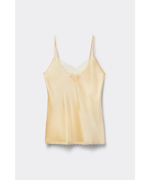 Intimissimi（インティミッシミ）の「"Storybook Romance" シルク トップス（キャミソール・レディース・ライトイエロー・S/M/L）」の7枚目の写真