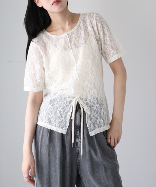 model164cm. 着用サイズ：FREE