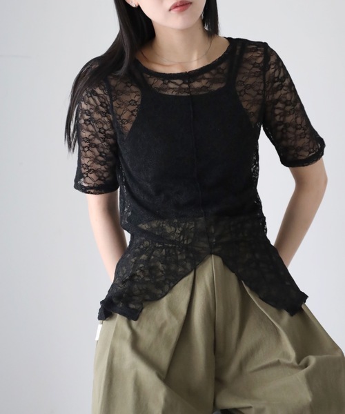 model164cm. 着用サイズ：FREE