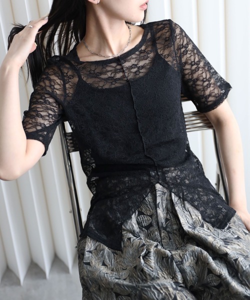 model164cm. 着用サイズ：FREE