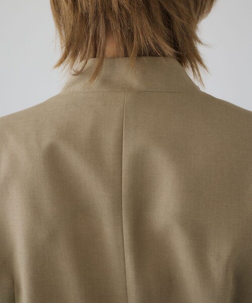 STUDIOUS(ステュディオス)の「【RIM.ARK/リムアーク】Twist sleeve light JK/ツイストスリーブライトジャケット(テーラードジャケット・レディース・ブラック/ベージュ・38/36)」の11枚目の写真
