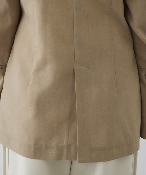 STUDIOUS(ステュディオス)の「【RIM.ARK/リムアーク】Twist sleeve light JK/ツイストスリーブライトジャケット(テーラードジャケット・レディース・ブラック/ベージュ・38/36)」の15枚目の写真
