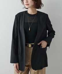 Whim Gazette（ウィムガゼット）の「シアーノーカラージャケット（ノーカラージャケット）」