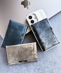 ZERO HALLIBURTON（ゼロハリバートン）の「ZERO HALLIBURTON Leather Mag Card Case MagSafe対応 カードケース 名刺入れ 本革 パスケース 定期入れ（カードケース）」