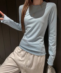 シアー フィット ロング スリーブ ロングTシャツ