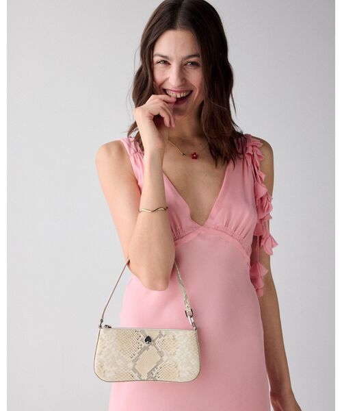 セール】ケイラ スネーク ミニ バッグ（財布）｜kate spade new york