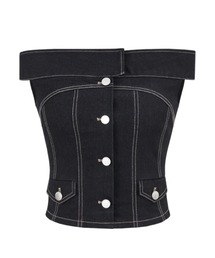 andwang（アンドワン）の「Shoulder-Line Denim Tops（その他トップス）」