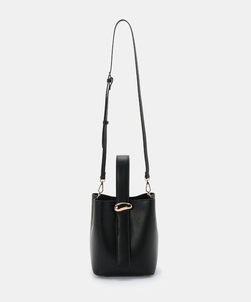 B.C STOCK(ベーセーストック)の「MIAN / ミアン 2WAYワンハンドルバッグ(ショルダーバッグ・レディース・ブラック/ブラウン/ホワイト・FREE)」の12枚目の写真
