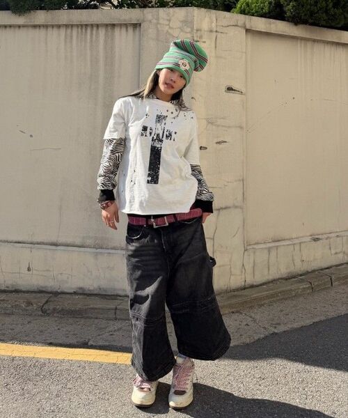 ROARINGRAD(ロアリングラド)の「クロスデミッジスラブTシャツブラック(Tシャツ/カットソー・レディース・その他・MEDIUM/LARGE)」の14枚目の写真