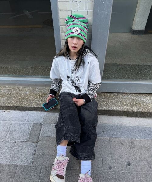 ROARINGRAD(ロアリングラド)の「クロスデミッジスラブTシャツブラック(Tシャツ/カットソー・レディース・その他・MEDIUM/LARGE)」の15枚目の写真