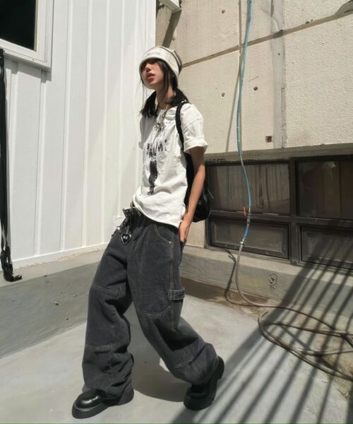 ROARINGRAD(ロアリングラド)の「クロスデミッジスラブTシャツブラック(Tシャツ/カットソー・レディース・その他・MEDIUM/LARGE)」の8枚目の写真