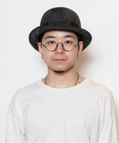 CA4LA(カシラ)の「DERBY SS2(ハット・メンズ・ネイビー/ホワイト・L/M)」の2枚目の写真