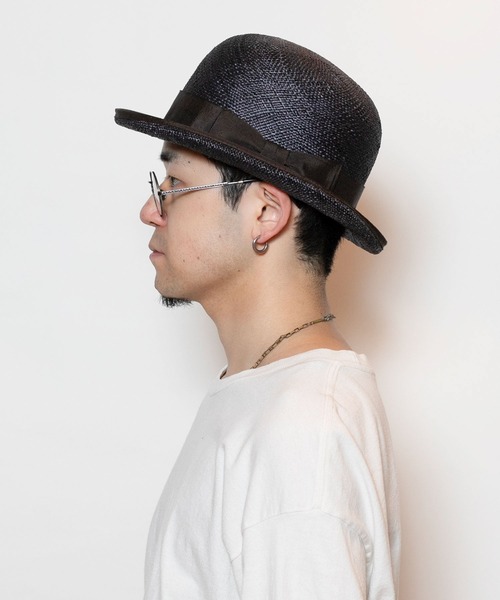 CA4LA(カシラ)の「DERBY SS2(ハット・メンズ・ネイビー/ホワイト・L/M)」の11枚目の写真