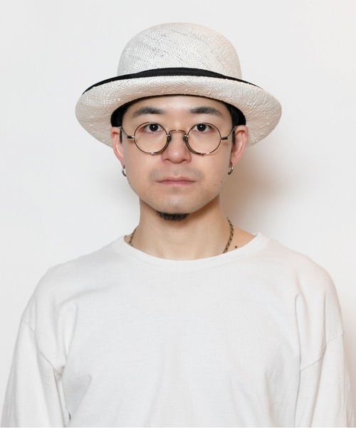 CA4LA(カシラ)の「DERBY SS2(ハット・メンズ・ネイビー/ホワイト・L/M)」の4枚目の写真