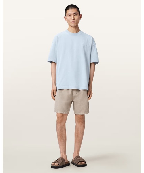 ALLSAINTS（オールセインツ）の「ODYSSEY OVERSIZED SHORT SLEEVE CREW T-SHIRT | ODYSSEY オーバーサイズ 半袖 クルー Tシャツ（Tシャツ/カットソー・メンズ・ブルー系その他・XS/S/M/L/XL）」の5枚目の写真