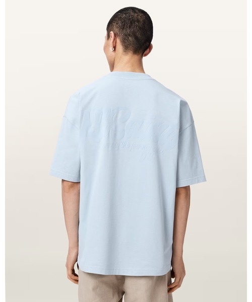ALLSAINTS（オールセインツ）の「ODYSSEY OVERSIZED SHORT SLEEVE CREW T-SHIRT | ODYSSEY オーバーサイズ 半袖 クルー Tシャツ（Tシャツ/カットソー・メンズ・ブルー系その他・XS/S/M/L/XL）」の6枚目の写真