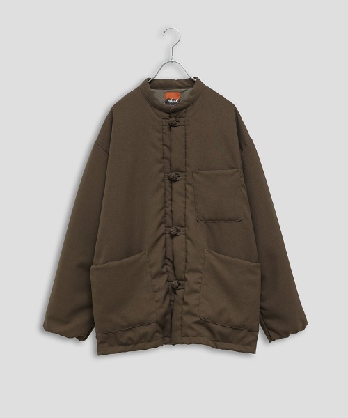 Kelen（ケレン）の「mj11590-RICHTER by NANGA(R) CHINA BUTTON DOWN JACKET チャイナダウンジャケット(KLM26FJK1115)（ダウンジャケット/コート・メンズ・ブラウン/ブラック・42/40/38）」の2枚目の写真