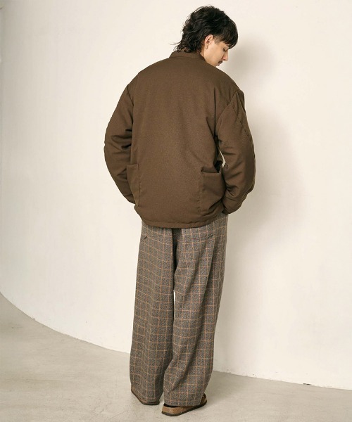 Kelen（ケレン）の「mj11590-RICHTER by NANGA(R) CHINA BUTTON DOWN JACKET チャイナダウンジャケット(KLM26FJK1115)（ダウンジャケット/コート・メンズ・ブラウン/ブラック・42/40/38）」の10枚目の写真