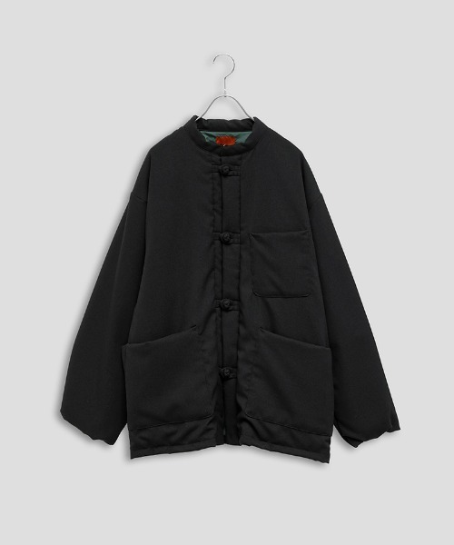 Kelen（ケレン）の「mj11590-RICHTER by NANGA(R) CHINA BUTTON DOWN JACKET チャイナダウンジャケット(KLM26FJK1115)（ダウンジャケット/コート・メンズ・ブラウン/ブラック・42/40/38）」の14枚目の写真