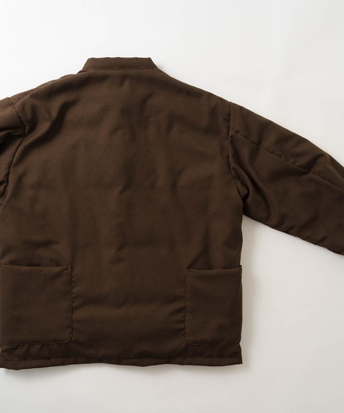 Kelen（ケレン）の「mj11590-RICHTER by NANGA(R) CHINA BUTTON DOWN JACKET チャイナダウンジャケット(KLM26FJK1115)（ダウンジャケット/コート・メンズ・ブラウン/ブラック・42/40/38）」の20枚目の写真