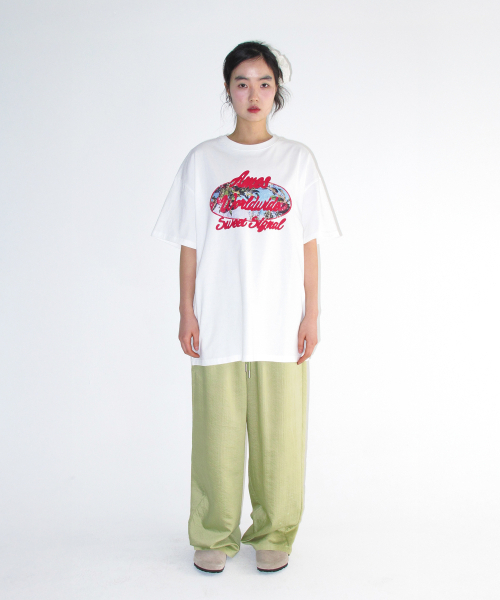 AMESWORLDWIDE（アメスワールドワイド）の「STRIPE EASY PANTS GREEN（その他パンツ・レディース・その他・SMALL/MEDIUM）」の3枚目の写真
