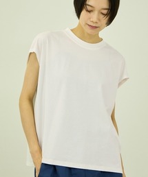 コットンソロナフレンチスリーブTシャツ