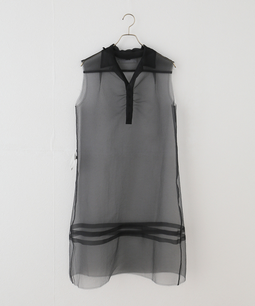IENA(イエナ)の「JANE SMITH/ジェーンスミス ORGANDY OP ワンピース 26SOP-453L(ワンピース・レディース・ブラック・FREE)」の6枚目の写真