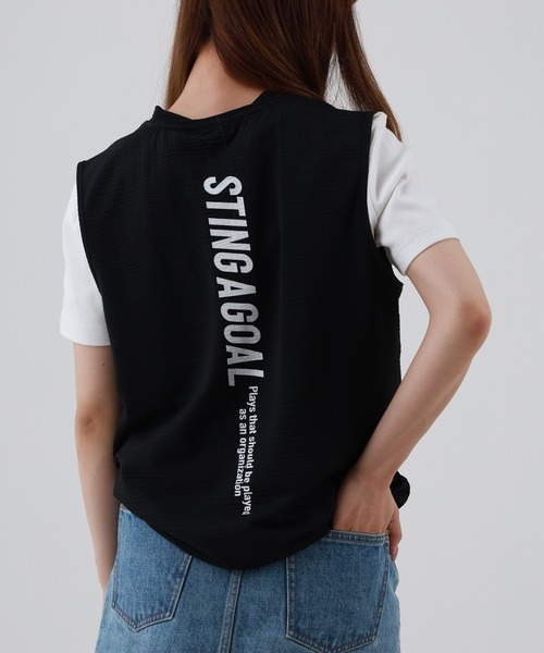 FUNALIVE(ファンアライブ)の「EARLSCOURT STING/DRY AIR NS TOP アールズコート スティング ドライエア ノースリーブトップ(タンクトップ・メンズ・ホワイト/ブラック・XL/XXL/L/M)」の12枚目の写真