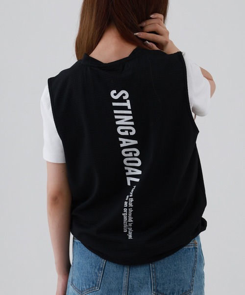 FUNALIVE(ファンアライブ)の「EARLSCOURT STING/DRY AIR NS TOP アールズコート スティング ドライエア ノースリーブトップ(タンクトップ・メンズ・ホワイト/ブラック・XL/XXL/L/M)」の14枚目の写真