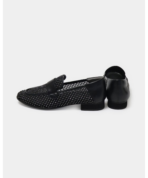fitfit（フィットフィット）の「キラキラチュールローファーfs（ローファー・レディース・ブラック・24cm/23cm/23.5cm/24.5cm/25.0cm/22.5cm）」の5枚目の写真