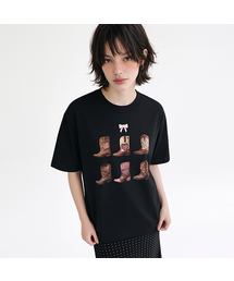 PINK BOOTS T-SHIRT (2color)