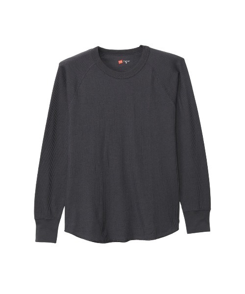 A BAG OF CHIPS(アバッグオブチップス)の「Hanes/ヘインズ Hanes Thermal for HER クルーネックロングスリーブ(Tシャツ/カットソー・レディース・レッド/オフホワイト/グレー・M/L)」の2枚目の写真