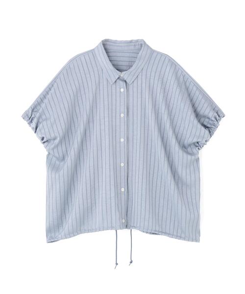 DROIT BELLO(ドロイトベロ)の「DROIT BELLO(ドロイトベロ)サテンカラミオリシャツ(シャツ/ブラウス・レディース・グレー系その他3/ブラウン・F)」の14枚目の写真