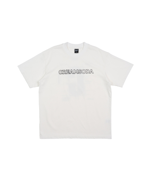 CREAM SODA LAB(クリームソーダラボ)の「グラウンドプランロゴスクエアワッペン半袖Tシャツアイボリー(Tシャツ/カットソー・メンズ・その他・LARGE/X-LARGE)」の6枚目の写真