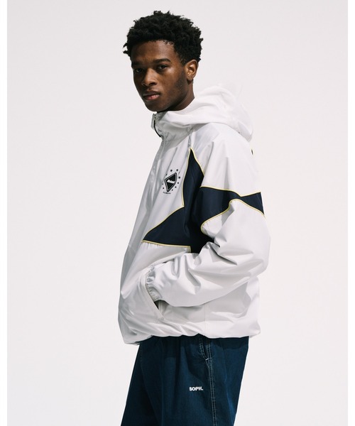 F.C.Real Bristol(エフシーレアルブリストル)の「STAR WARM-UP JACKET(ブルゾン・メンズ・ピンク/ブラック/オフホワイト・SMALL/X-LARGE/LARGE/MEDIUM)」の13枚目の写真