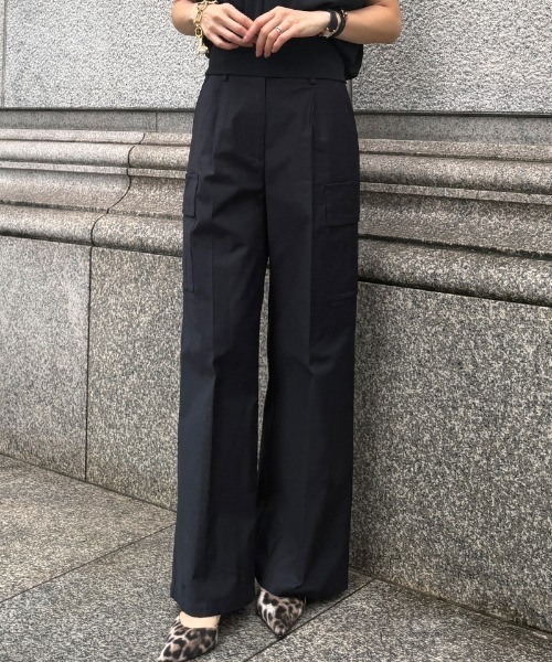 JENNE（ジェンヌ）の「JENNE美脚カーゴパンツ（デニムパンツ・レディース・カーキ/ブラック・SMALL/MEDIUM/LARGE）」の4枚目の写真